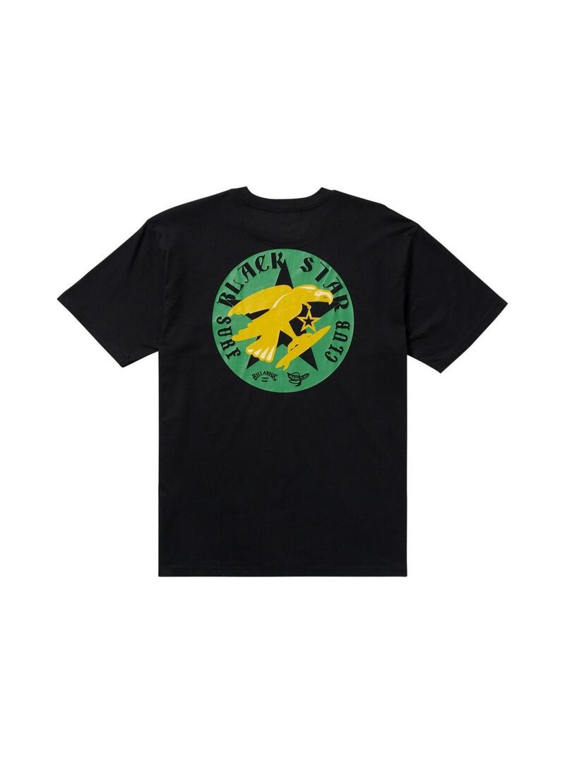 Camiseta Billabong Black Star Surf Regular Hombre