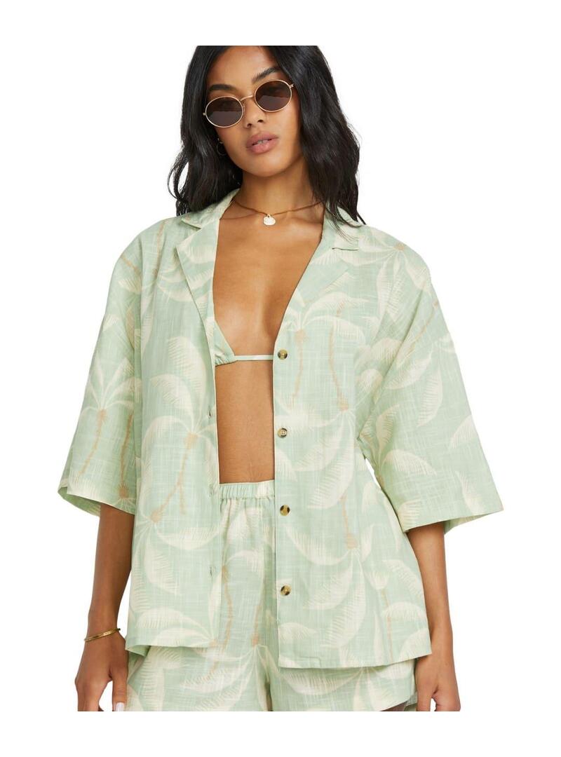 Camisa Billabong Beach Side Ss Mujer