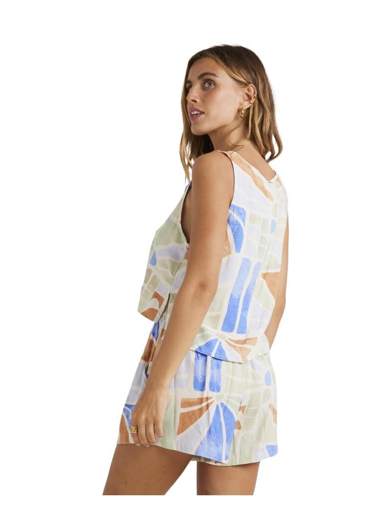 Camisa Billabong Mystic Tides Tie Mujer