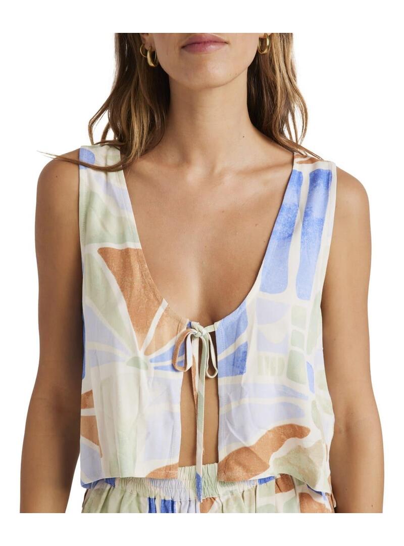 Camisa Billabong Mystic Tides Tie Mujer