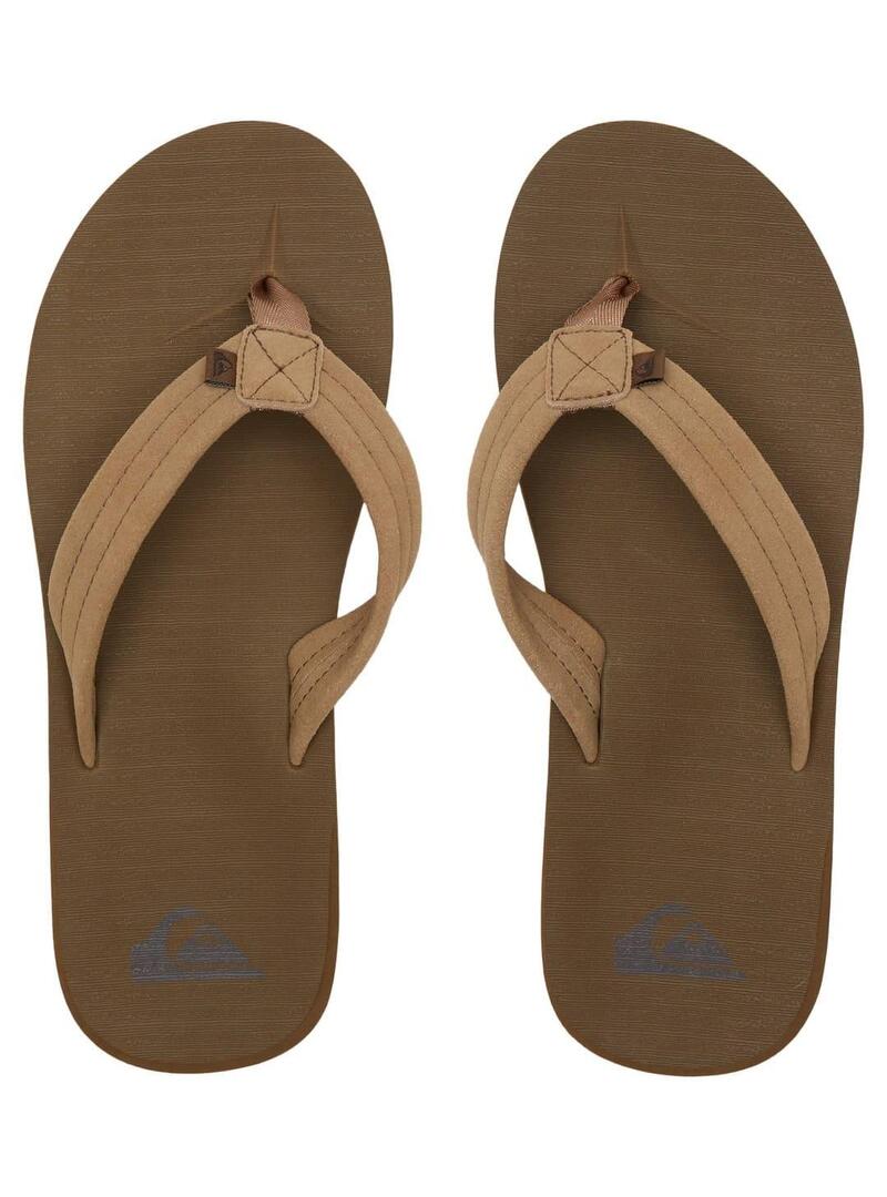 Chanclas Quicksilverr Carver Suede Core Hombre