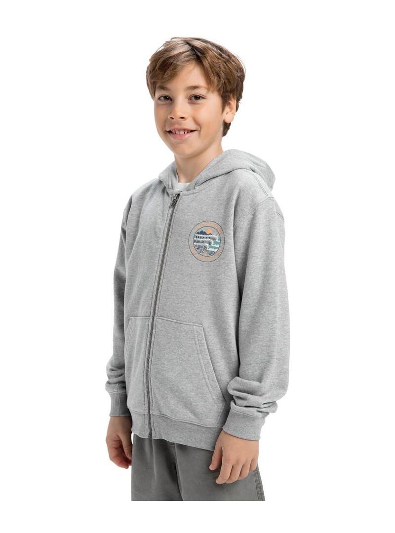 Sudadera Quicksilver GrapHic Zip Niño