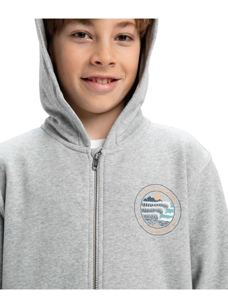 Sudadera Quicksilver GrapHic Zip Niño