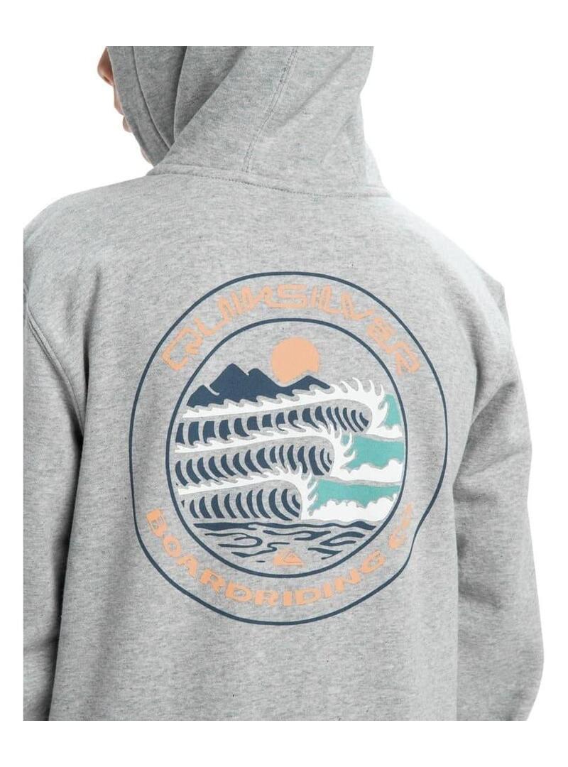 Sudadera Quicksilver GrapHic Zip Niño