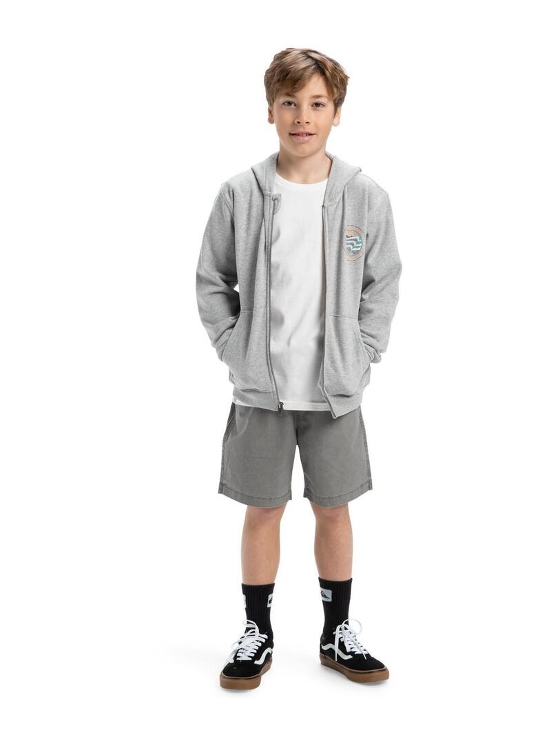 Sudadera Quicksilver GrapHic Zip Niño