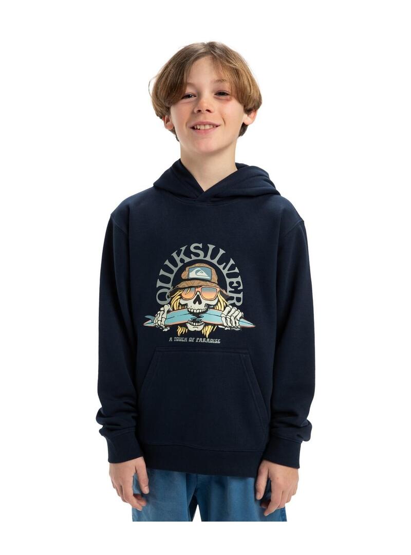 Sudadera Quicksilver Graphic Hoodie You Niño