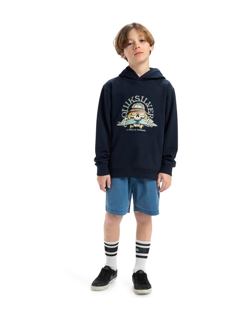 Sudadera Quicksilver Graphic Hoodie You Niño