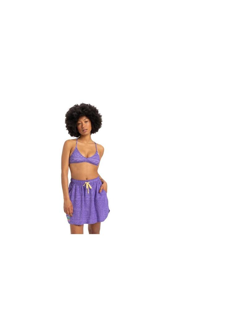 Falda Quicksilver Aop Woven Mujer