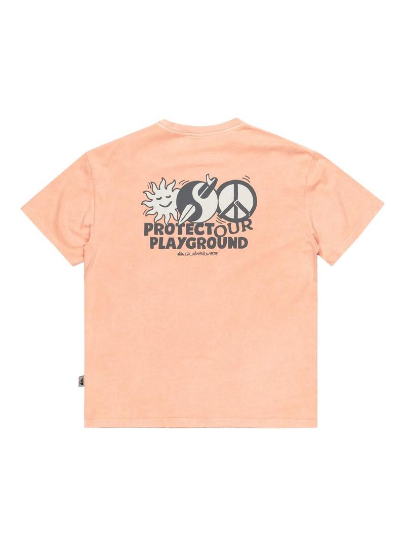 Camiseta Quicksilver Nd Wake Up World Hombre