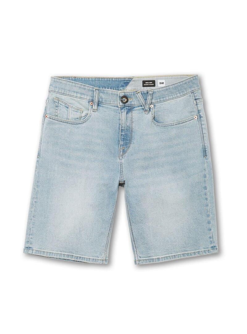Pantalon Corto Volcom Solver Denim Hombre
