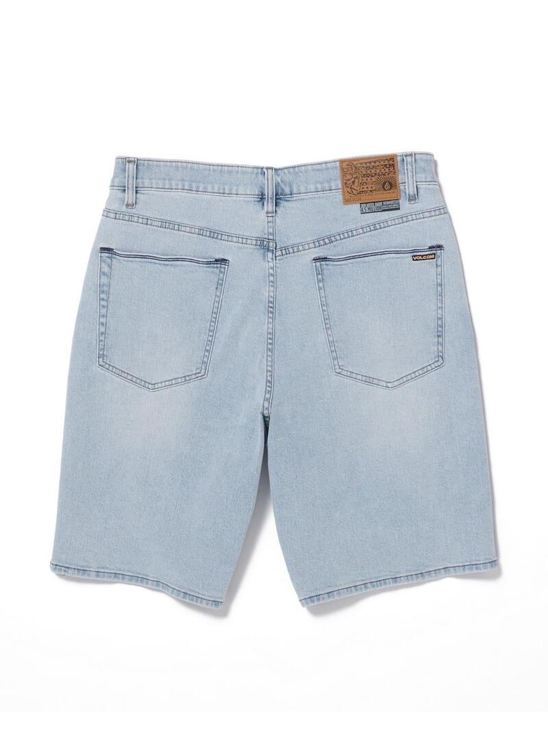 Pantalon Corto Volcom Billow Denim Hombre