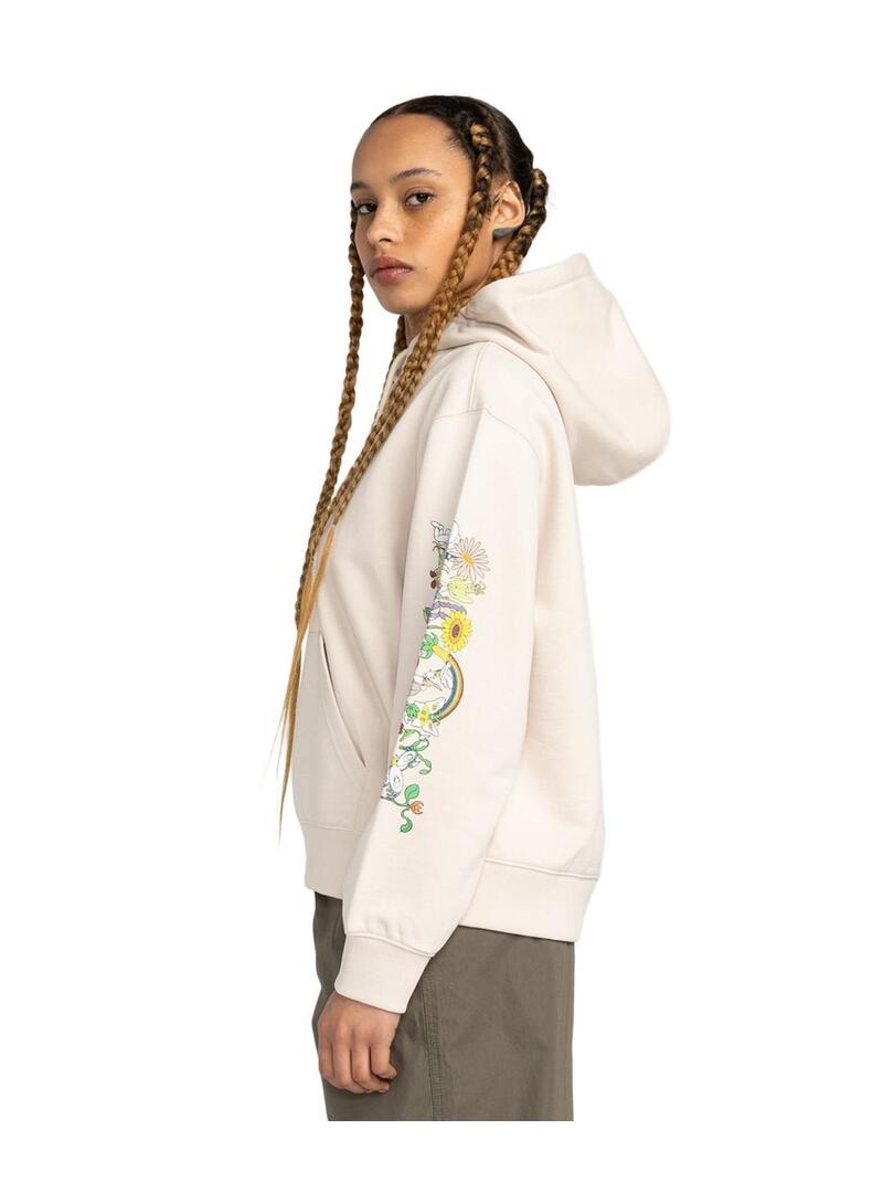 Sudadera Element Party Flower Mujer
