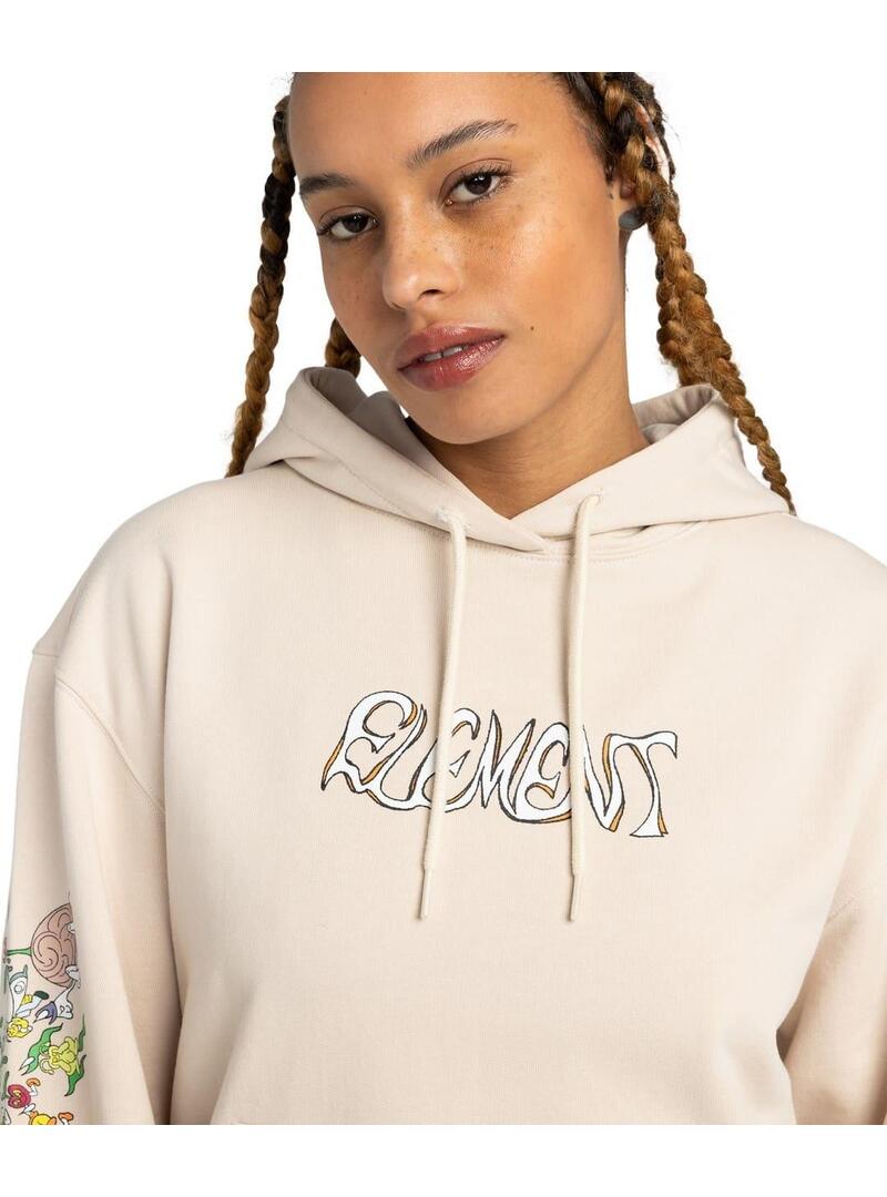 Sudadera Element Party Flower Mujer