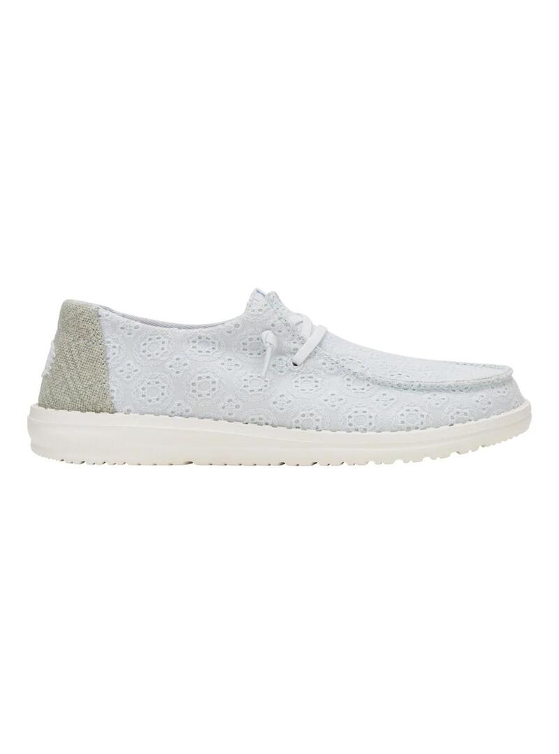 Zapatillas Hey Dude Wendy Eyelet Mujer