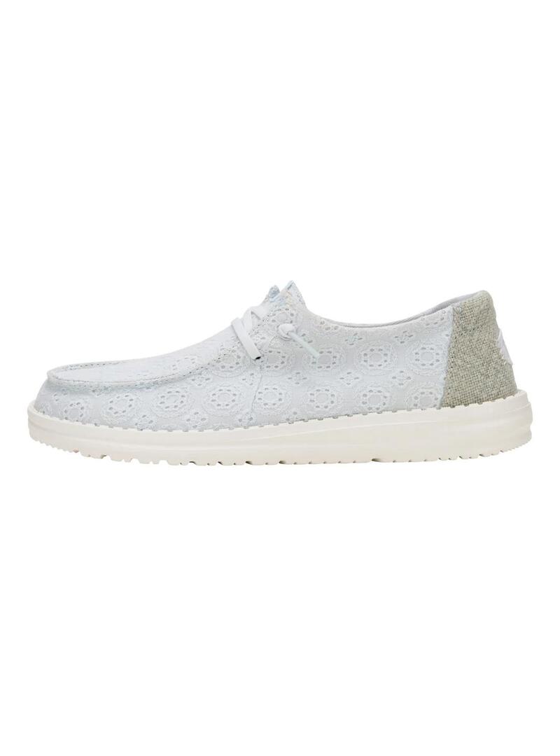 Zapatillas Hey Dude Wendy Eyelet Mujer