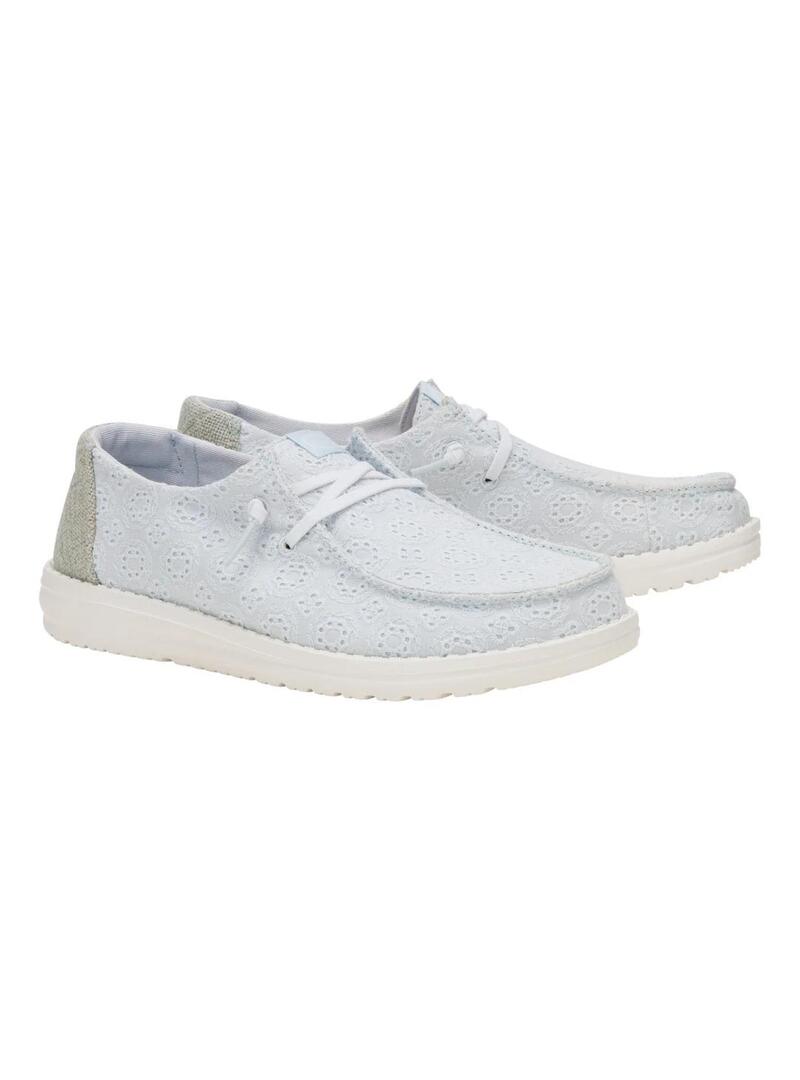 Zapatillas Hey Dude Wendy Eyelet Mujer