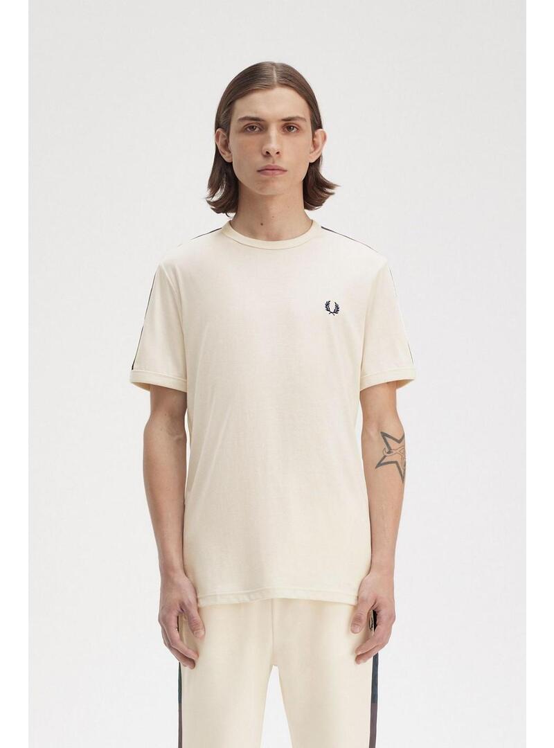Camiseta Fred Perry Contrast Tape Ringer Hombre