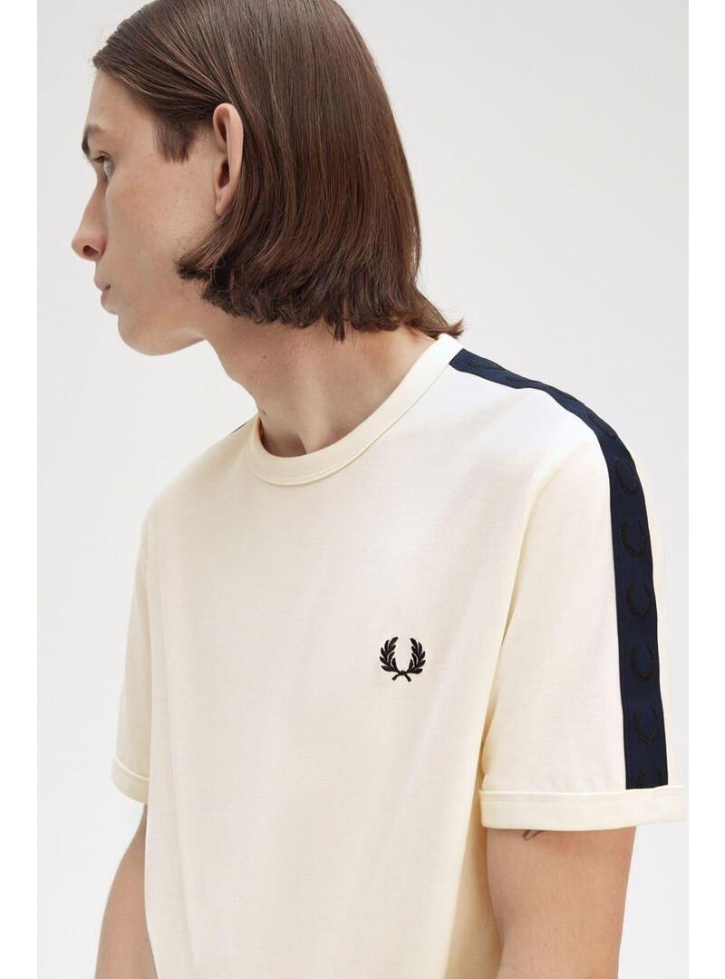 Camiseta Fred Perry Contrast Tape Ringer Hombre