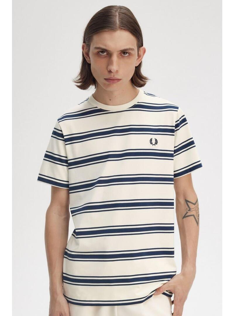 Camiseta Fred Perry Fine Stripe Hombre