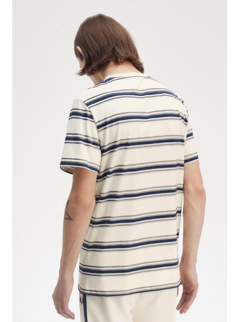 Camiseta Fred Perry Fine Stripe Hombre