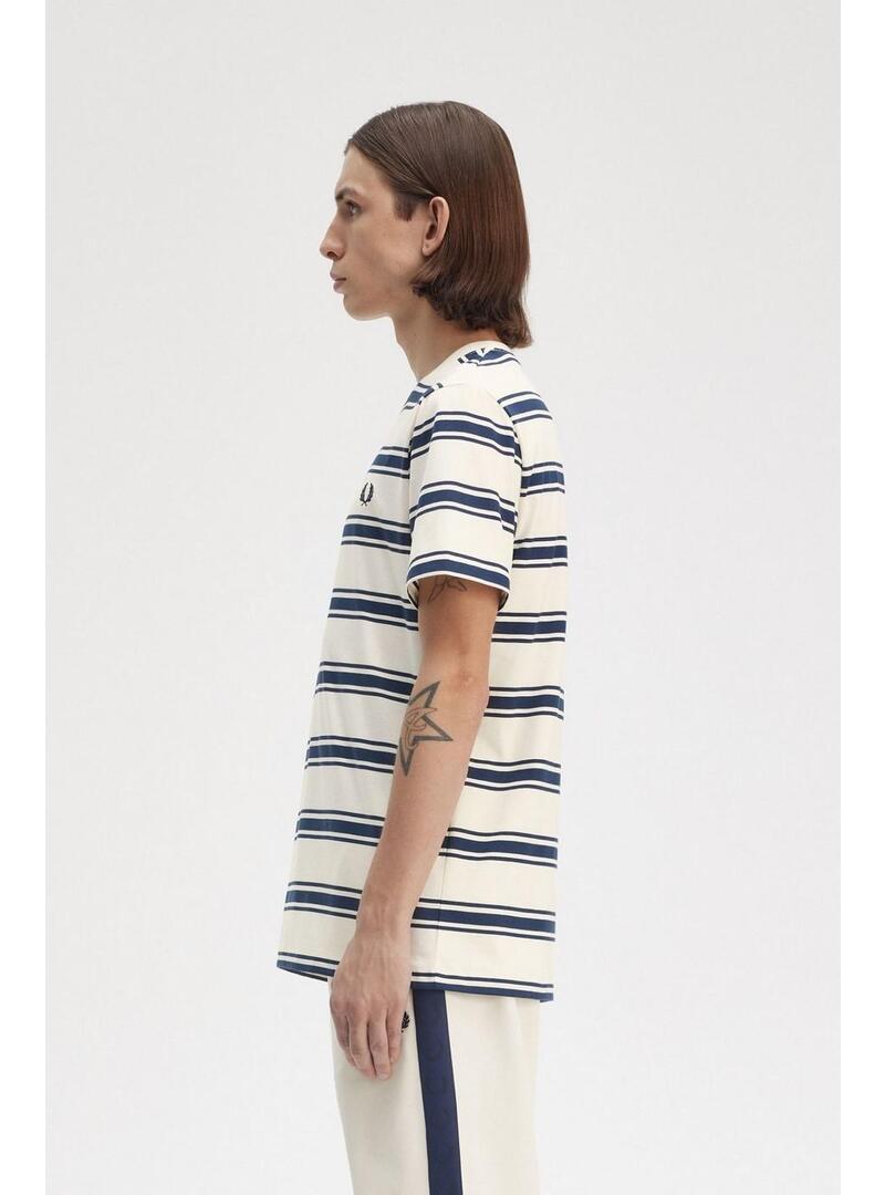 Camiseta Fred Perry Fine Stripe Hombre