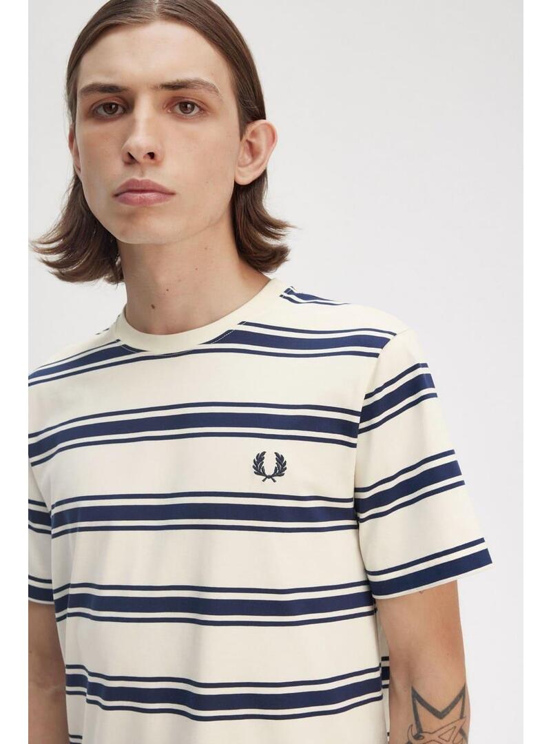 Camiseta Fred Perry Fine Stripe Hombre