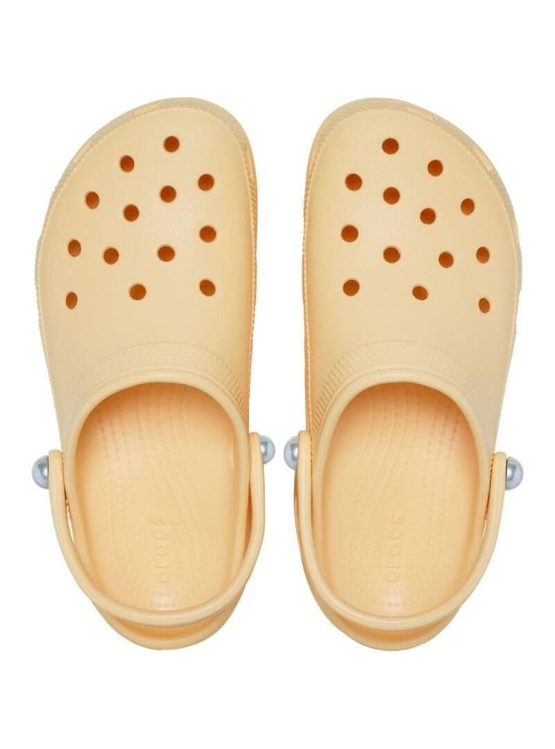 Zuecos Crocs Platform Pearl Clog Mujer