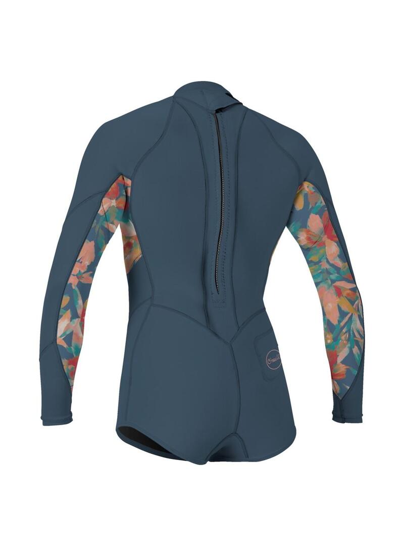 Neopreno Oneill Girls Bahia 2/1 Back Zip L/S Niño