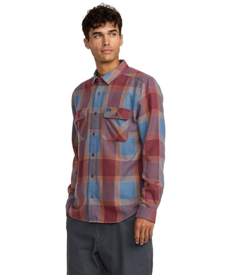 Camisa Rvca Thatll Work Flannel Hombre