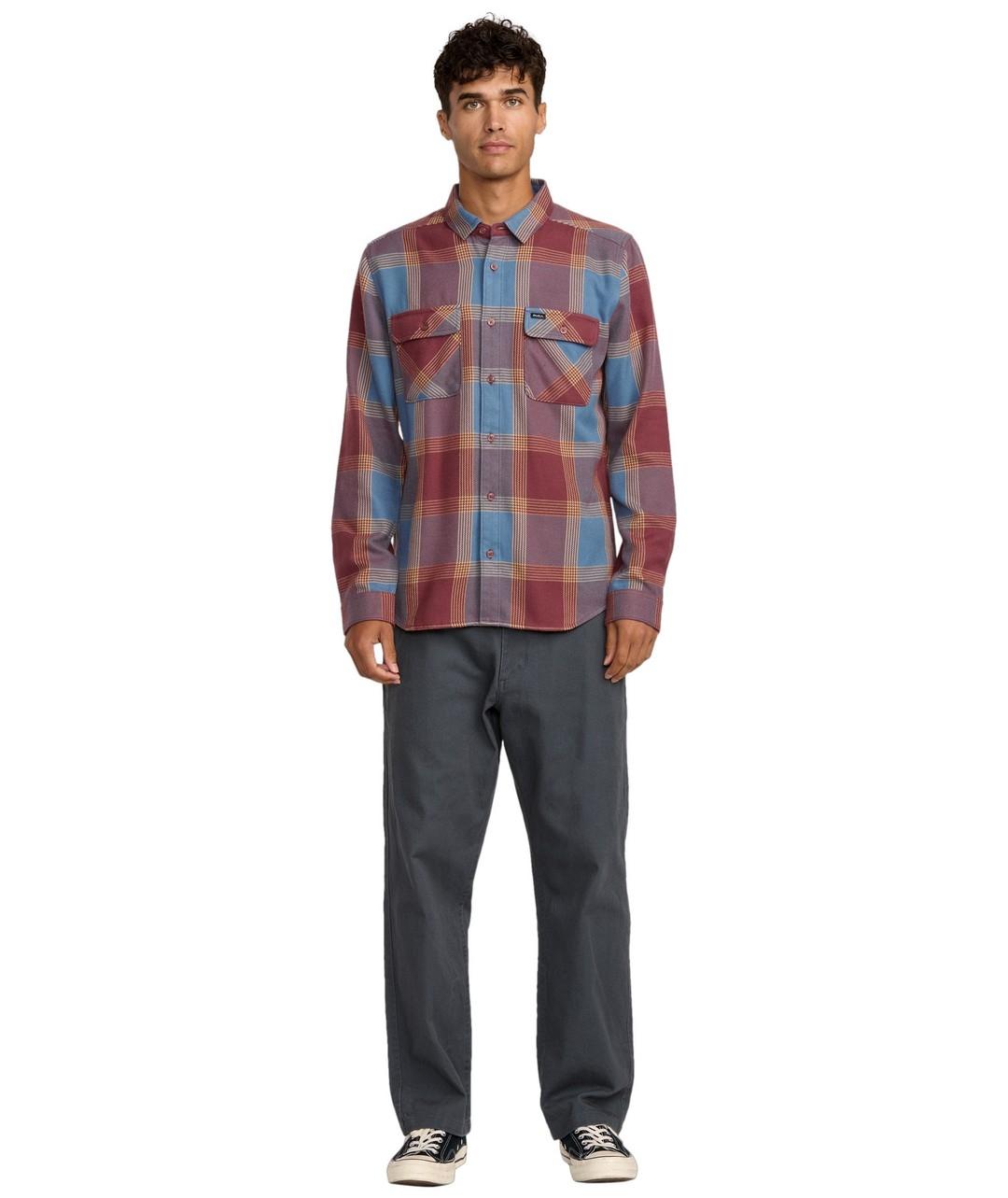 Camisa Rvca Thatll Work Flannel Hombre