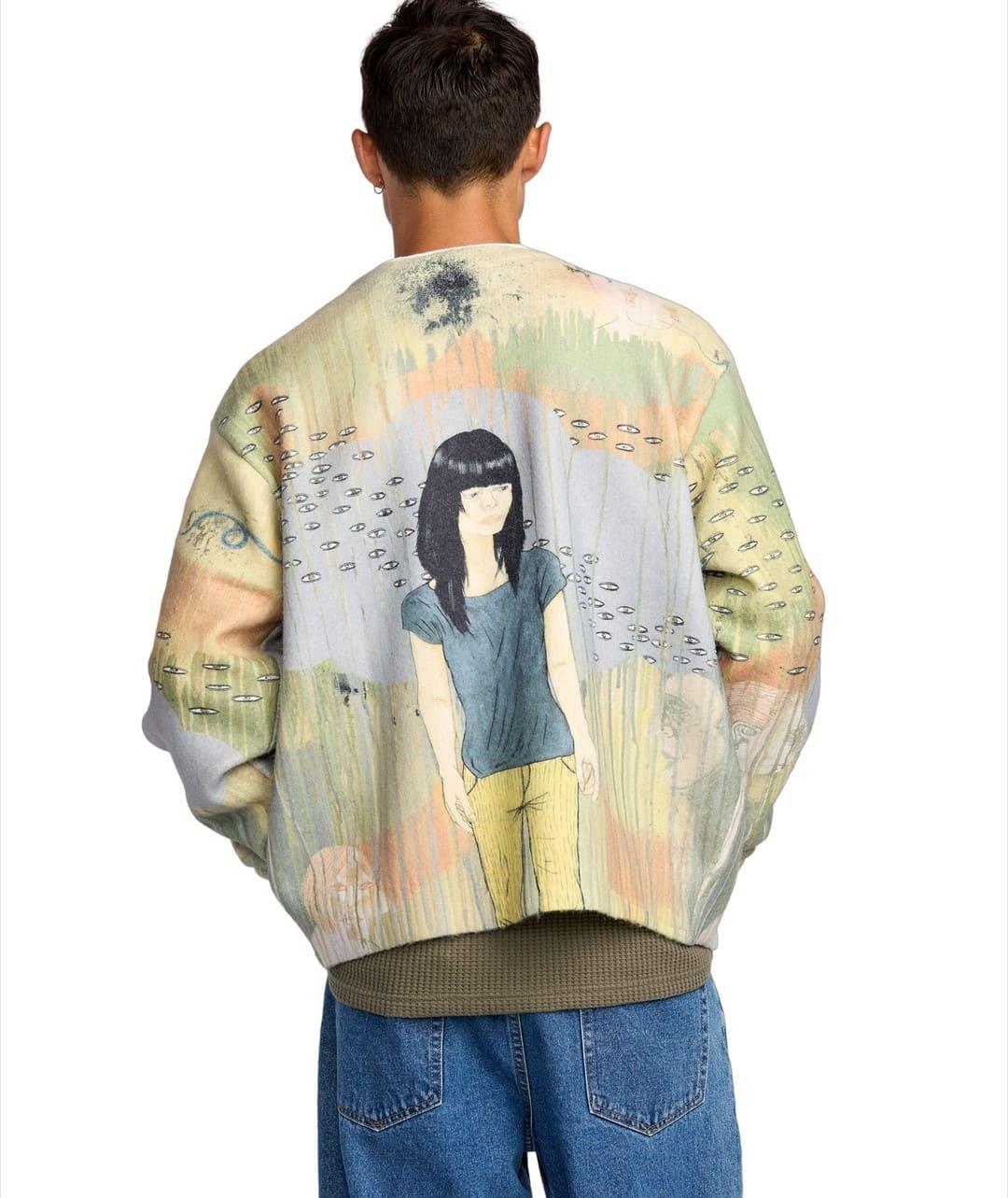 Chaqueta Rvca Ed Archive Cardigan Hombre