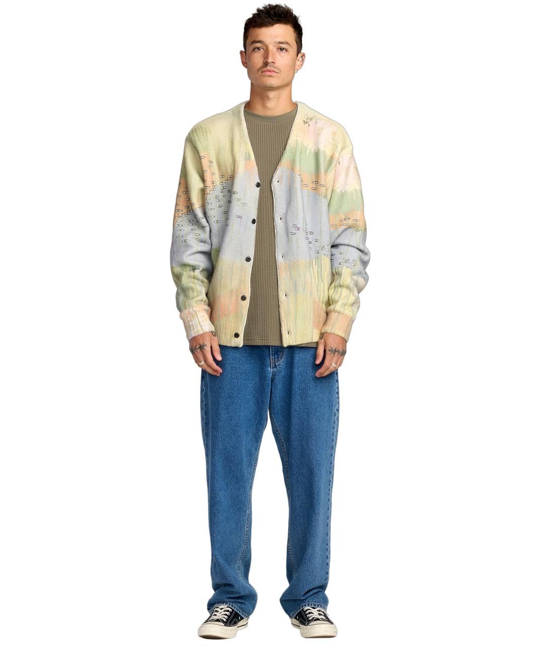 Chaqueta Rvca Ed Archive Cardigan Hombre