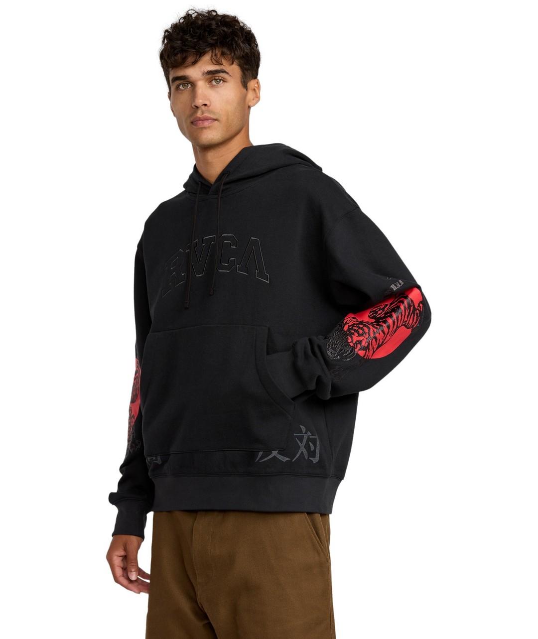 Sudadera Rvca Tiger Sun Hombre