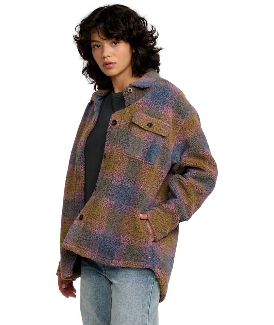 Chaqueta Rvca Bridie Sherpa Mujer