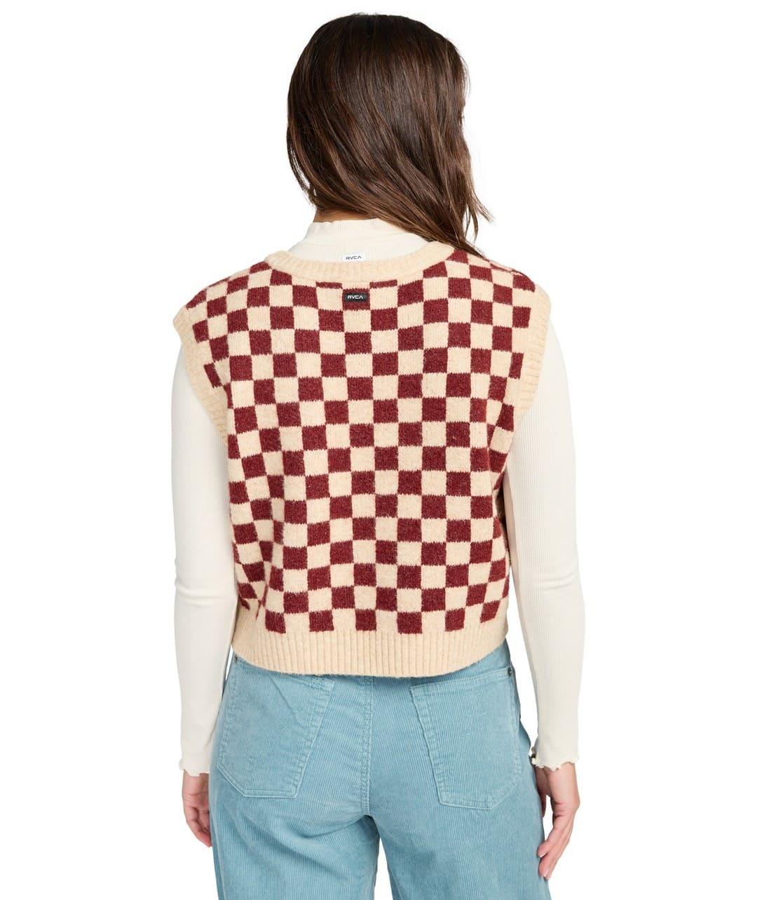 Chaleco Rvca Check In Sweater Mujer
