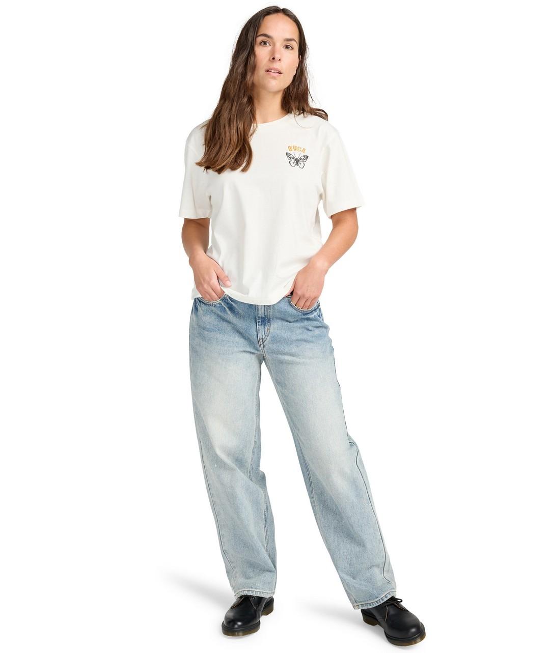 Camiseta Rvca Butterfly Poster Mujer