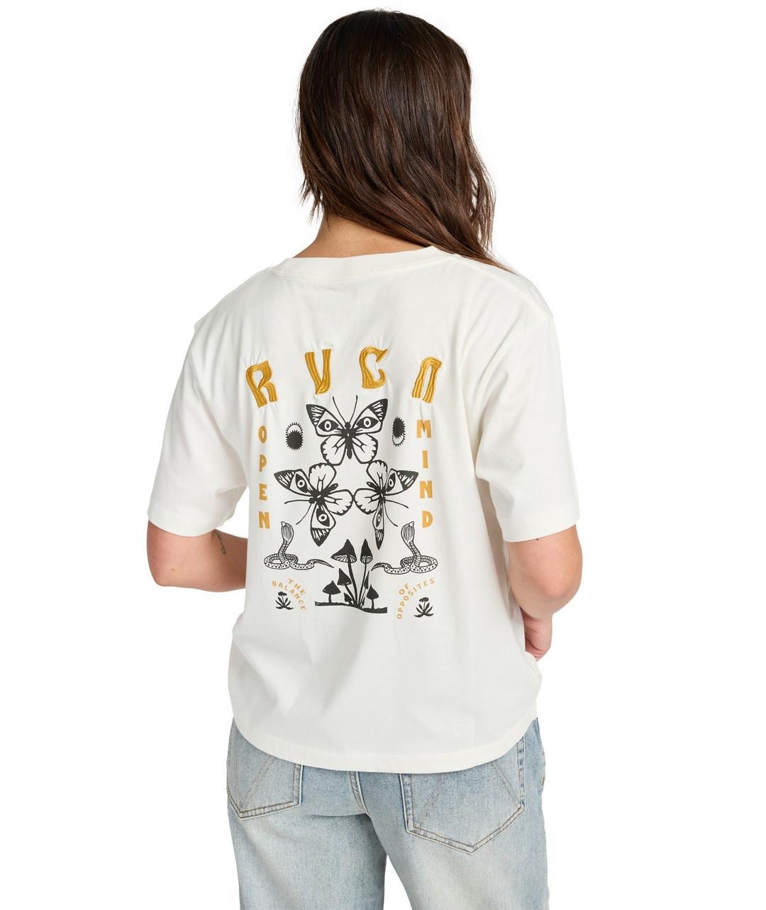 Camiseta Rvca Butterfly Poster Mujer