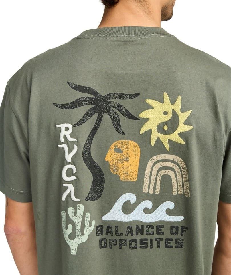 Camiseta Rvca Deep Think Hombre