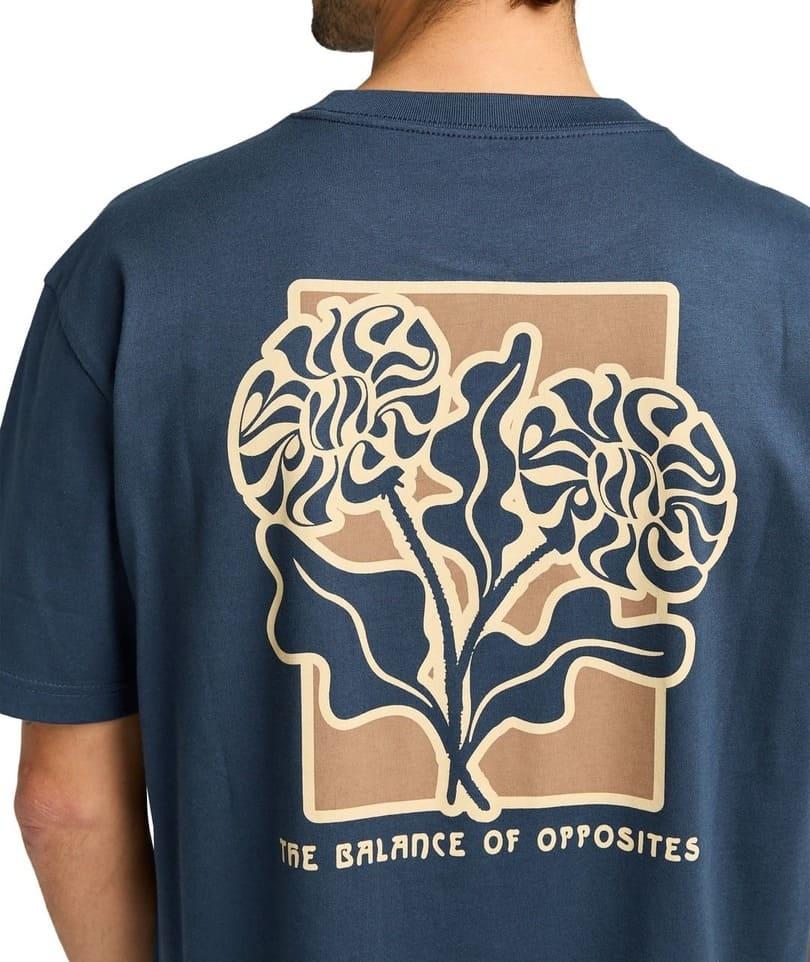 Camiseta Rvca Flower Balance Hombre