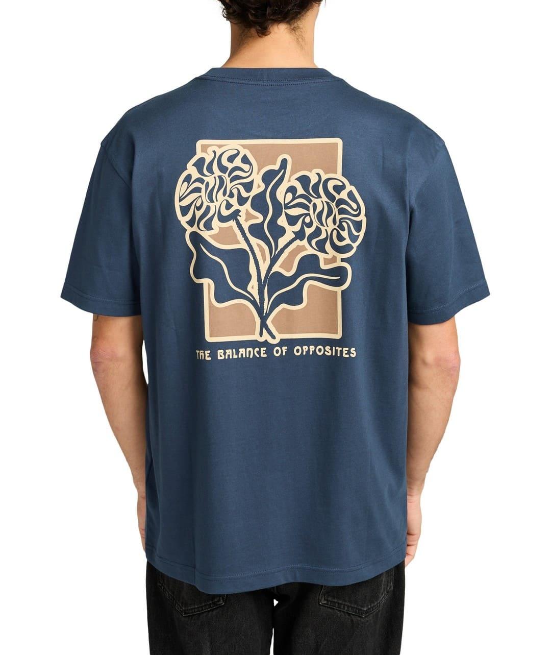 Camiseta Rvca Flower Balance Hombre