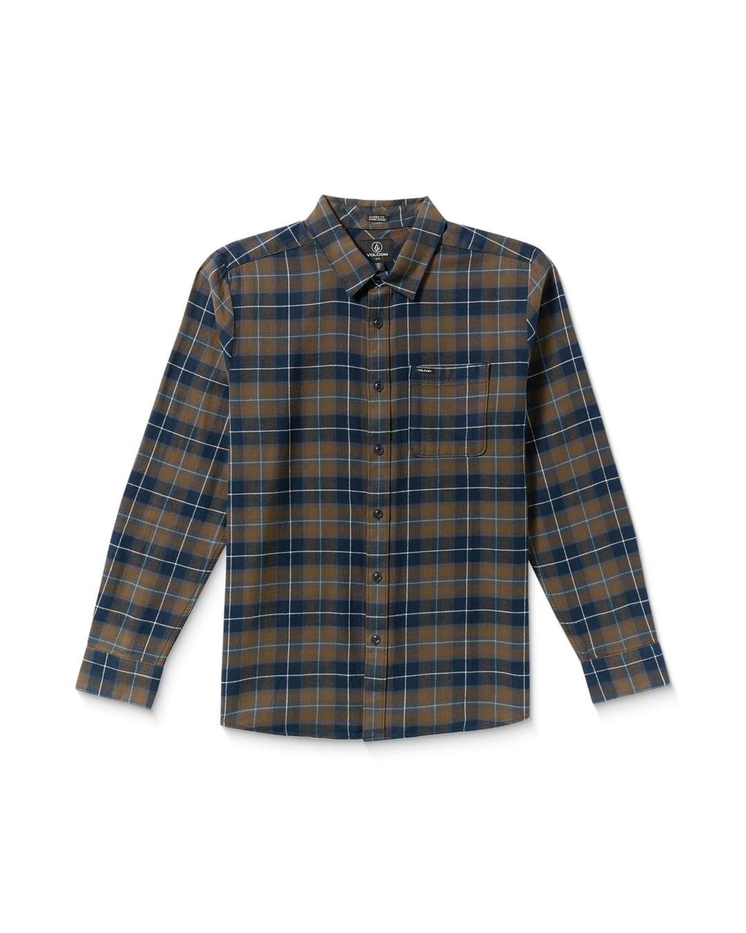 Camisa Volcom Caden Plaid Ls Hombre