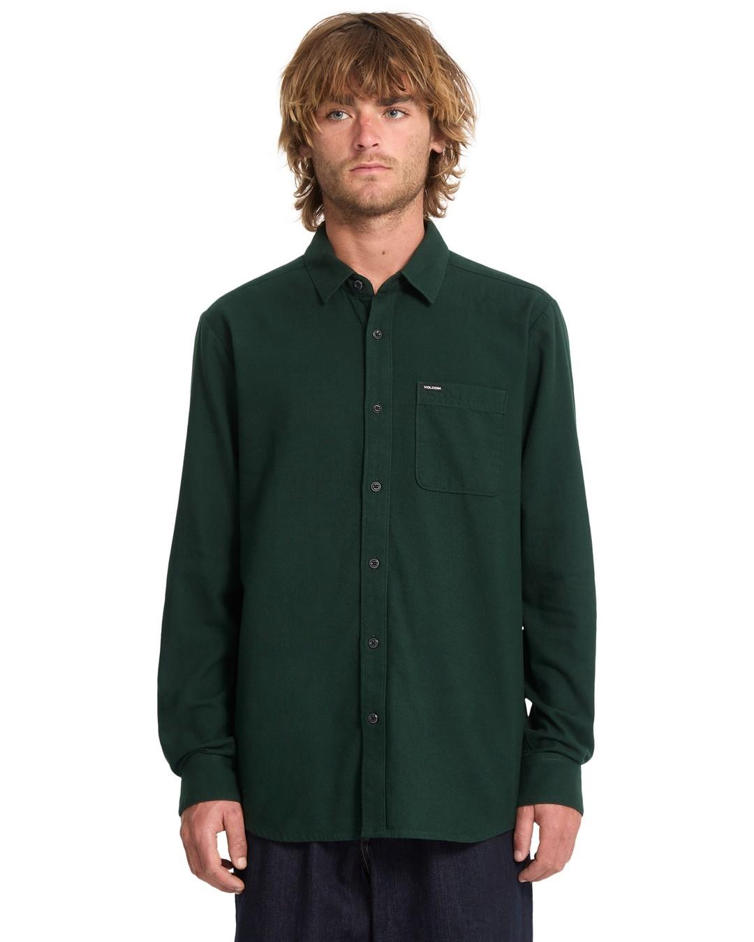 Camisa Volcom Caden Solid Ls Hombre