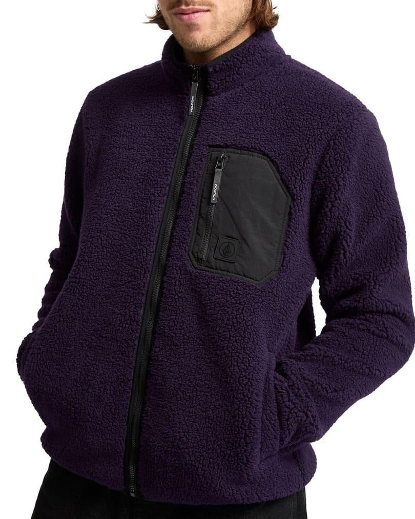 Chaqueta Volcom Muzzer Fuzzar Zip Hombre