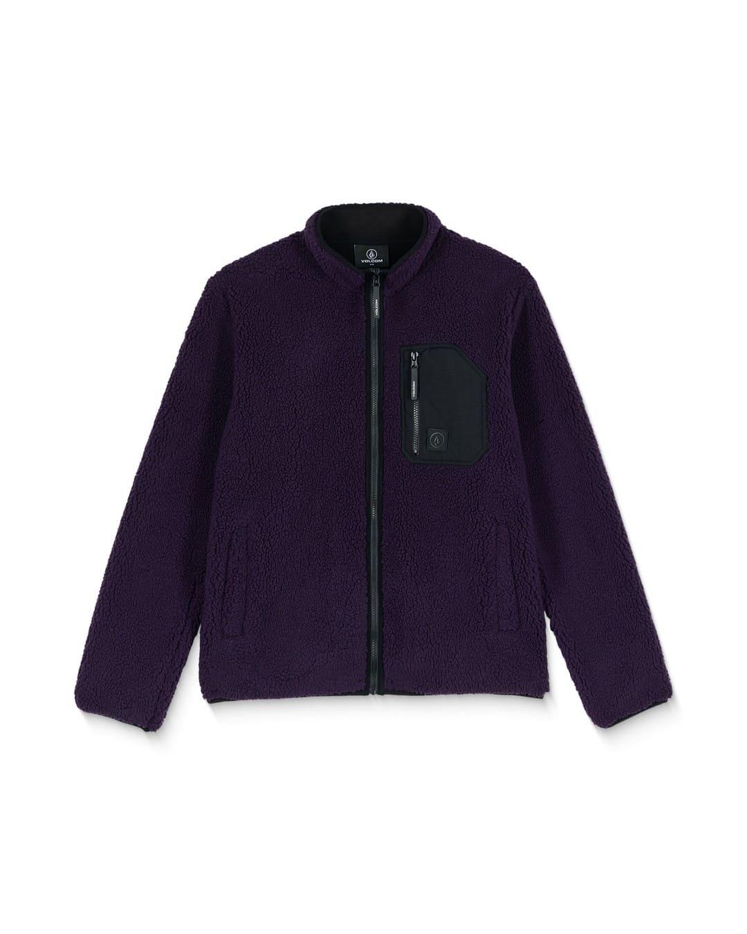 Chaqueta Volcom Muzzer Fuzzar Zip Hombre