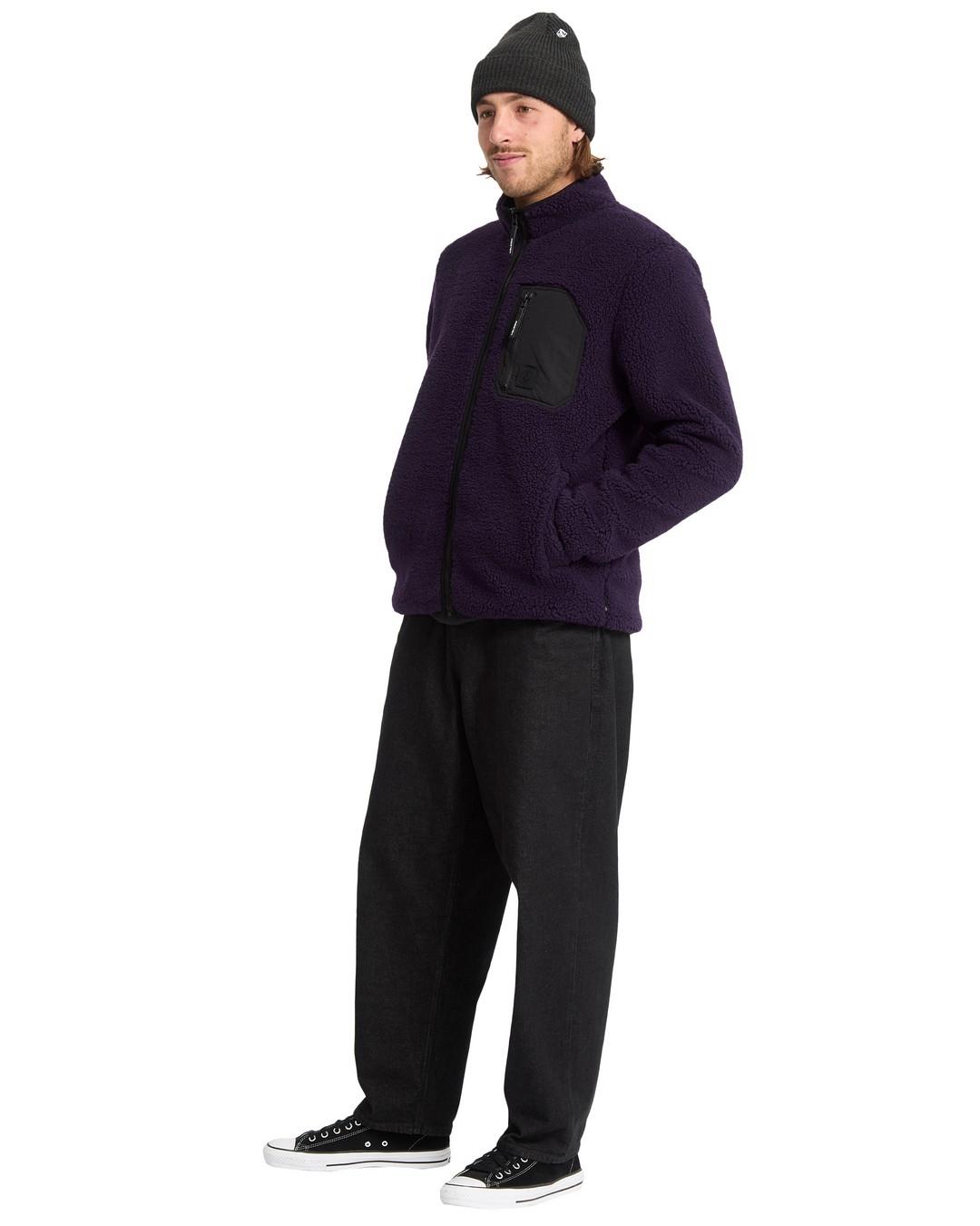 Chaqueta Volcom Muzzer Fuzzar Zip Hombre