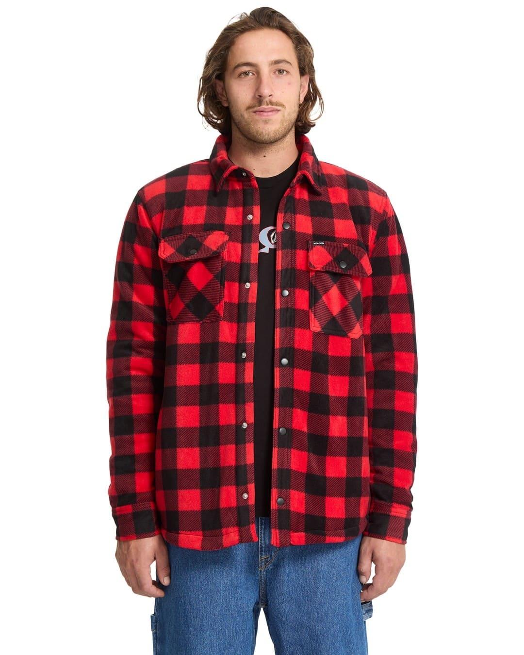 Sobrecamisa Volcom Bowered Fleece Hombre
