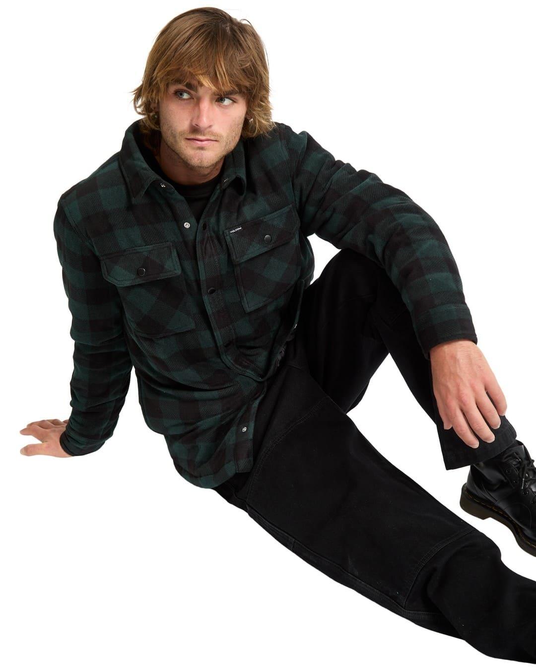 Sobrecamisa Volcom Bowered Fleece Hombre