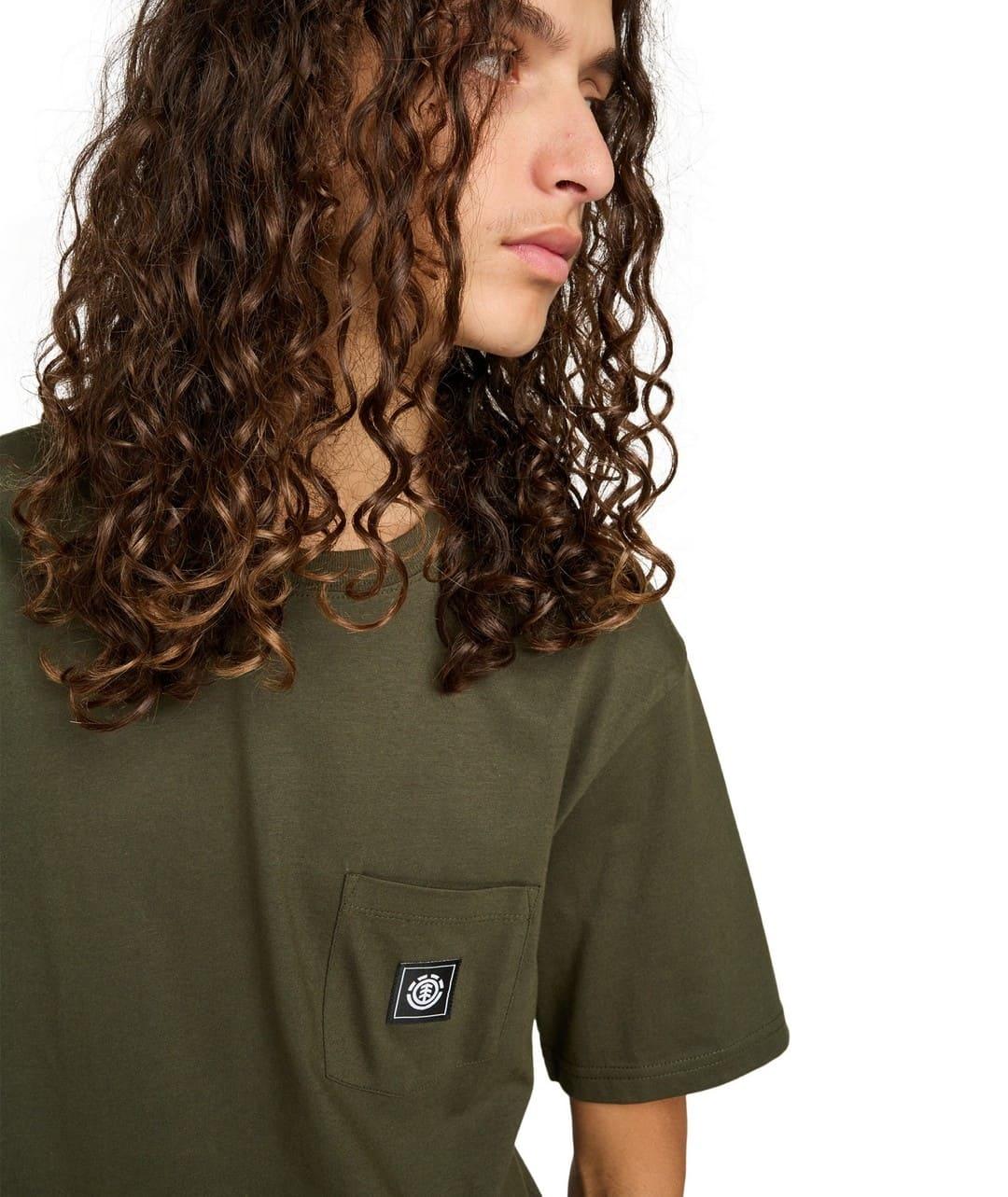 Camiseta Elemet Icon Label Pocket Ss Hombre