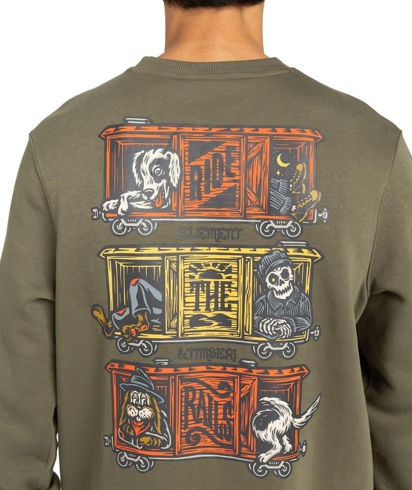 Sudadera Element Timber Boxcar Cr Hombre