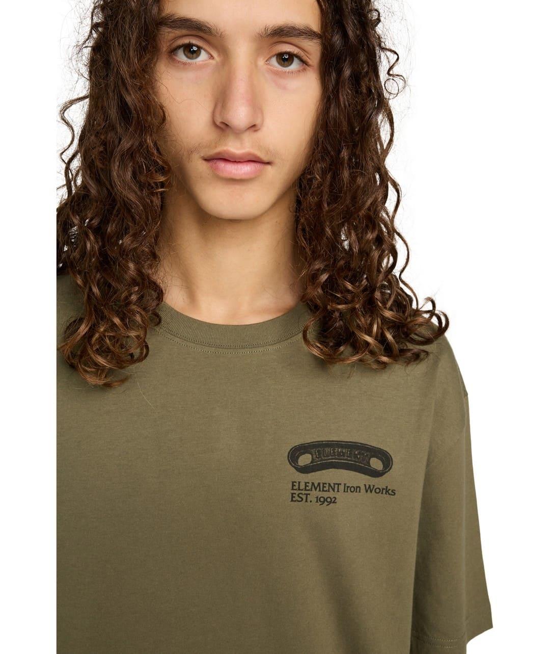 Camiseta Element Iron Works Ss Hombre